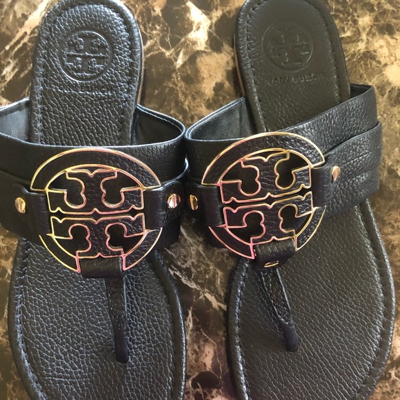 Tory Burch Shoes - Black Tory Burch Amanda sandals